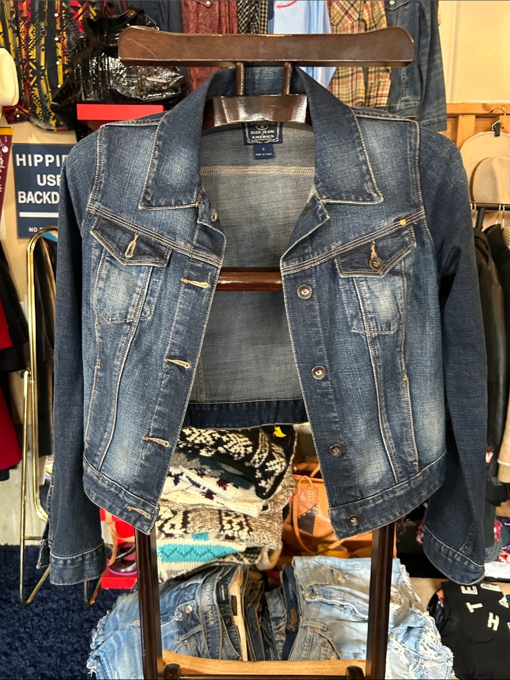 Lucky Brand Women's Denim Jacket in Blue